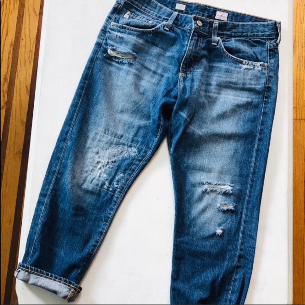 AG Piper Slouchy Slim Crop Jeans